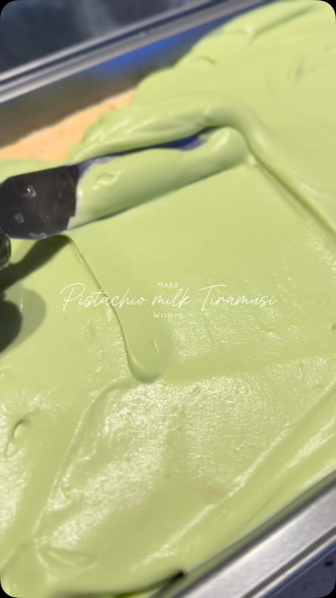 Pistachio Milk Tiramisu